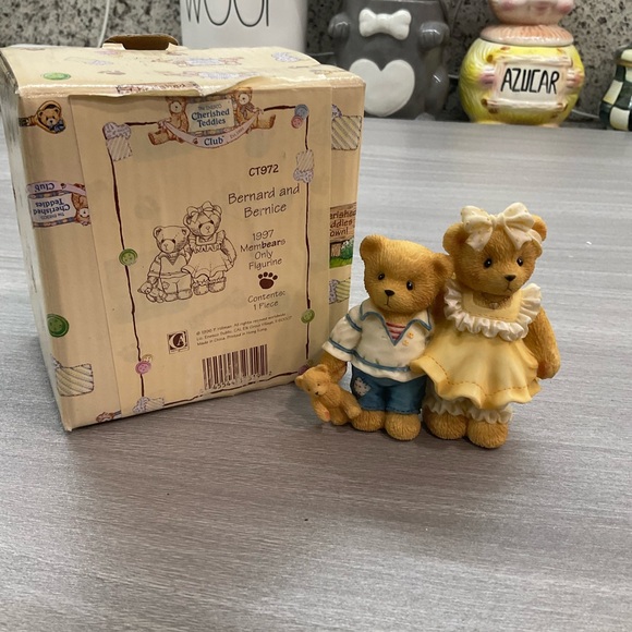 CHERISHED TEDDIES - BERNARD AND BERNICE FIGURINE - Picture 8 of 8